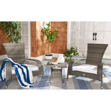 SAFAVIEH Outdoor Urmila 3-Piece Lounge Set - 36Wx34Dx34H