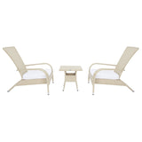 SAFAVIEH Outdoor Urmila 3-Piece Lounge Set - 36Wx34Dx34H