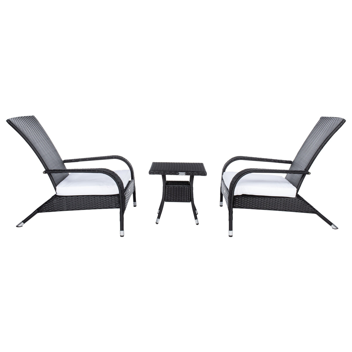 SAFAVIEH Outdoor Urmila 3-Piece Lounge Set - 36Wx34Dx34H