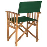 SAFAVIEH Outdoor Vaira Acacia Wood Director Chair (Set of 2) - 22W x 34D x 21H