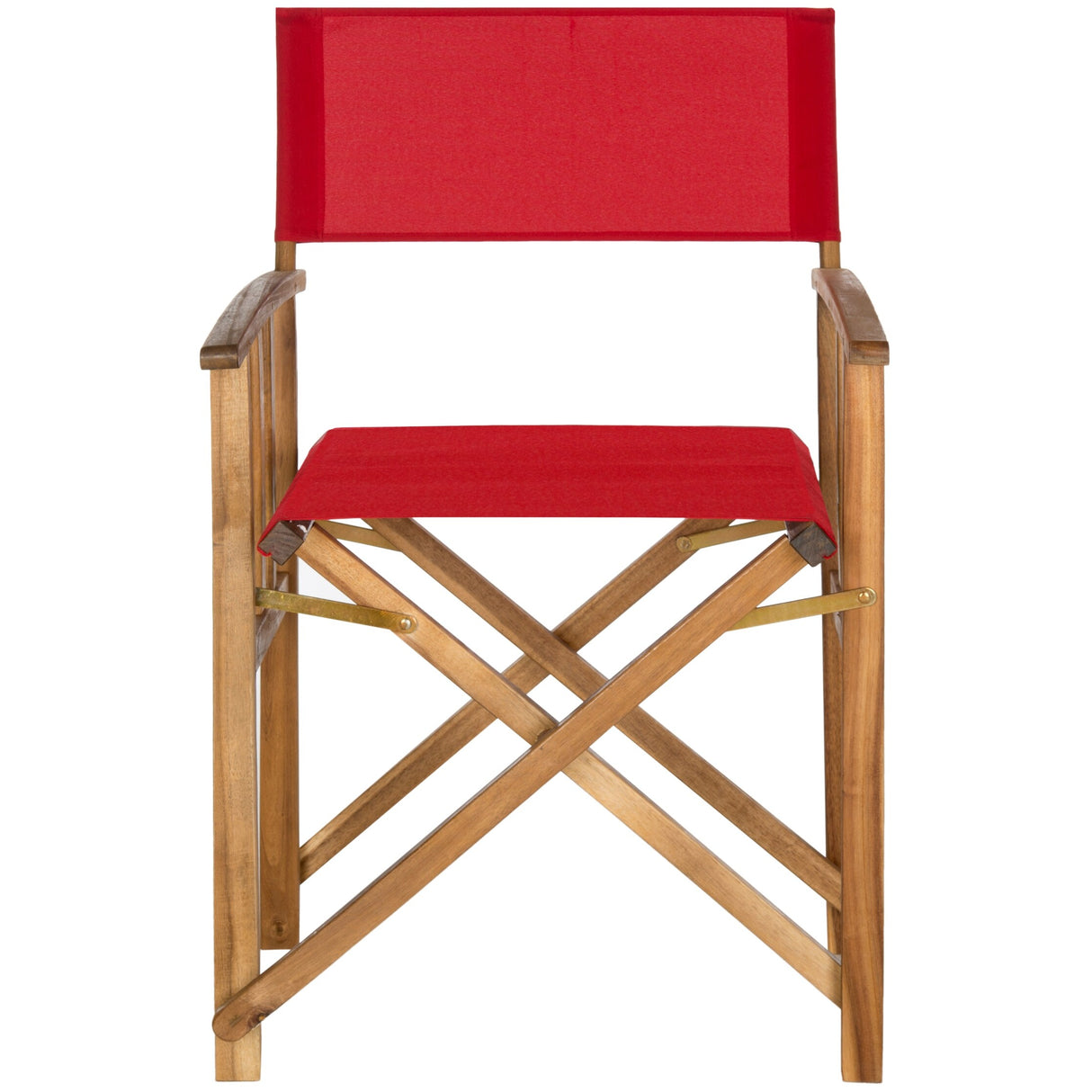 SAFAVIEH Outdoor Vaira Acacia Wood Director Chair (Set of 2) - 22W x 34D x 21H