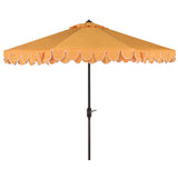 SAFAVIEH Outdoor Vilborg Valance 11Ft Round Umbrella