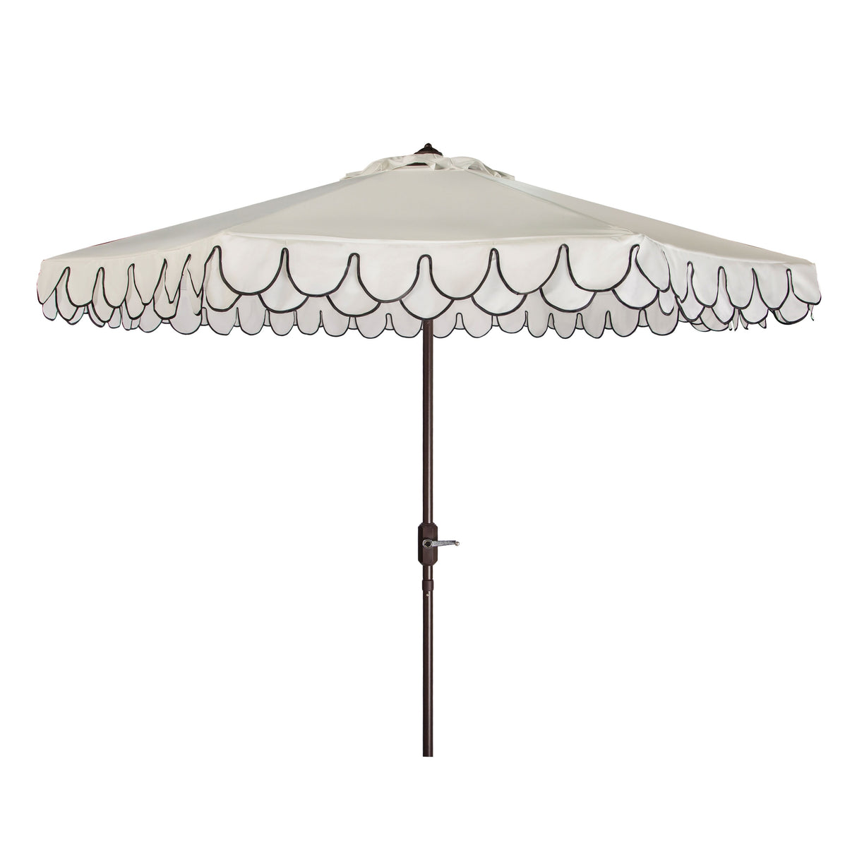 SAFAVIEH Outdoor Vilborg Valance 11Ft Round Umbrella