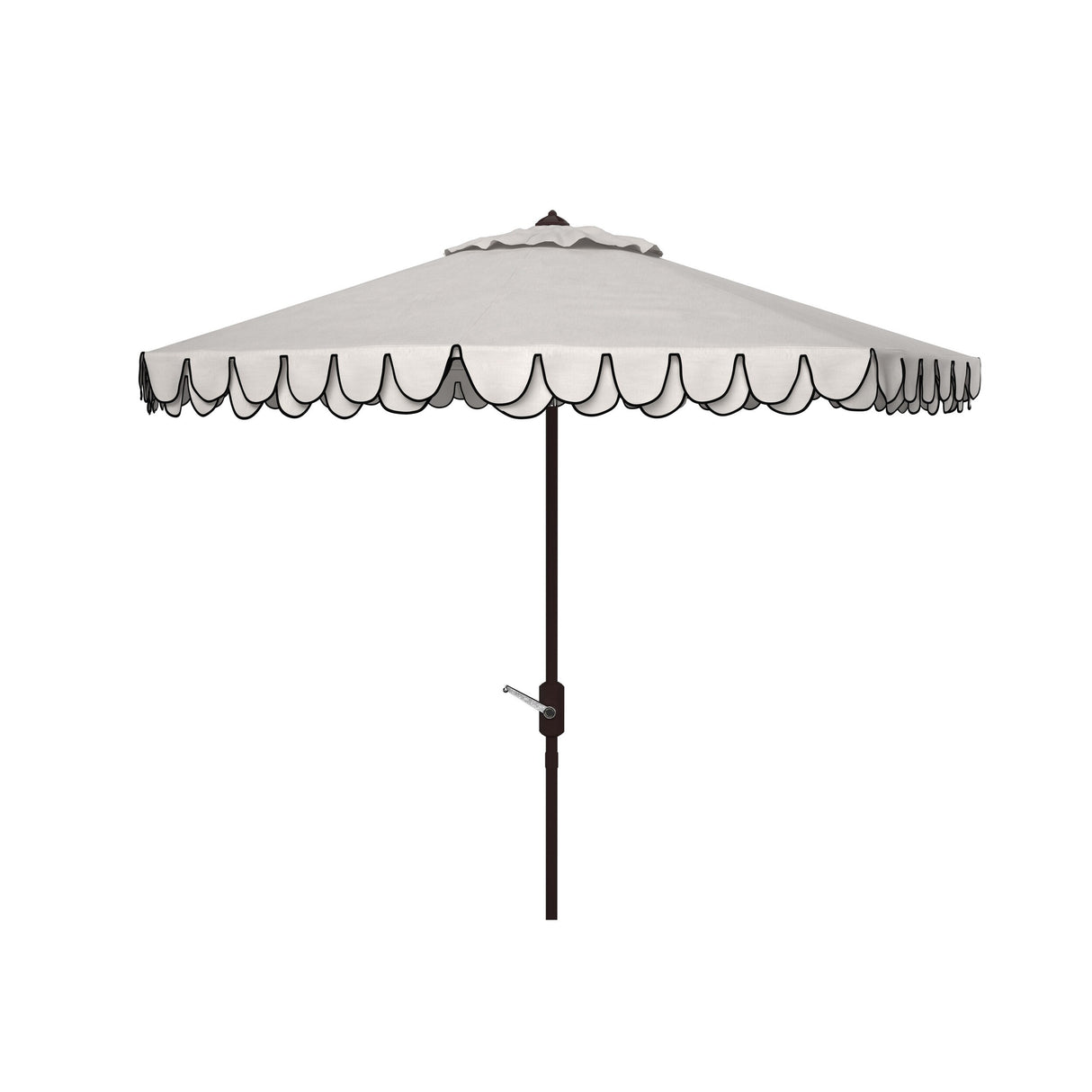 SAFAVIEH Outdoor Vilborg Valance 11Ft Round Umbrella