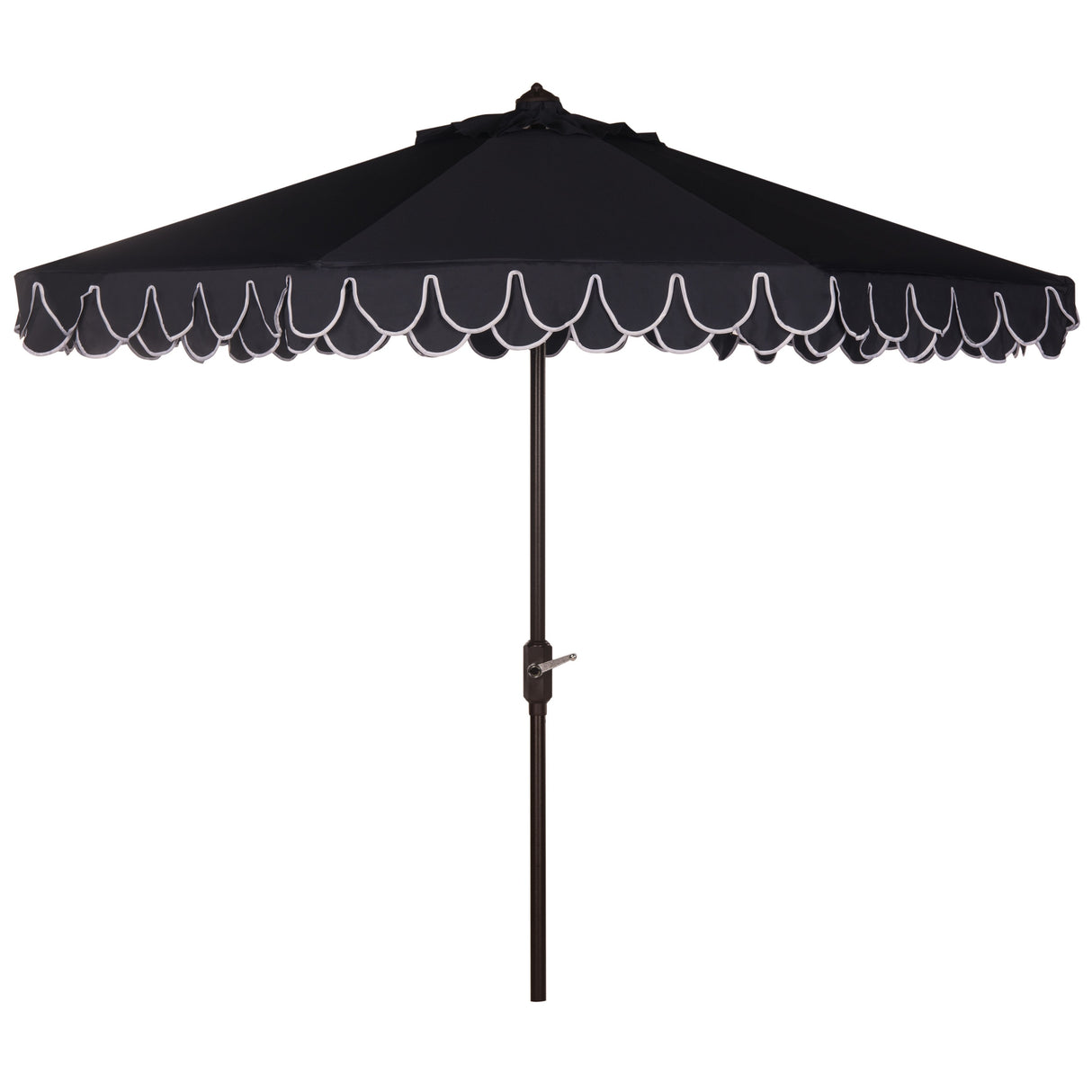 SAFAVIEH Outdoor Vilborg Valance 11Ft Round Umbrella