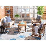 SAFAVIEH Outdoor Yuliana 4-Piece Conversation Patio Set - 47W x 33D x 26H