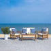 SAFAVIEH Outdoor Yuliana 4-Piece Conversation Patio Set - 47W x 33D x 26H