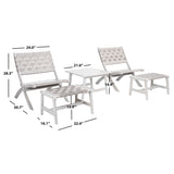 SAFAVIEH Outdoor Zehra Set - 24W x 28D x 31H