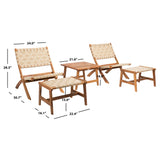 SAFAVIEH Outdoor Zehra Set - 24W x 28D x 31H