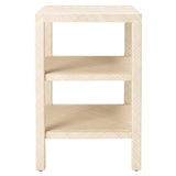 SAFAVIEH Ozden Raffia Light Natural 2-Shelf Accent Table - 17.2" W x 15.1" L x 23.5" H - 17Wx15Dx24H