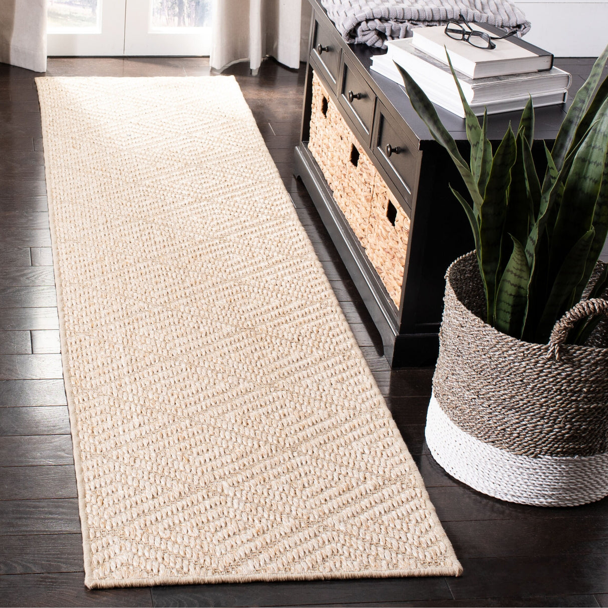 SAFAVIEH Palm Beach Vennie Modern Sisal Rug