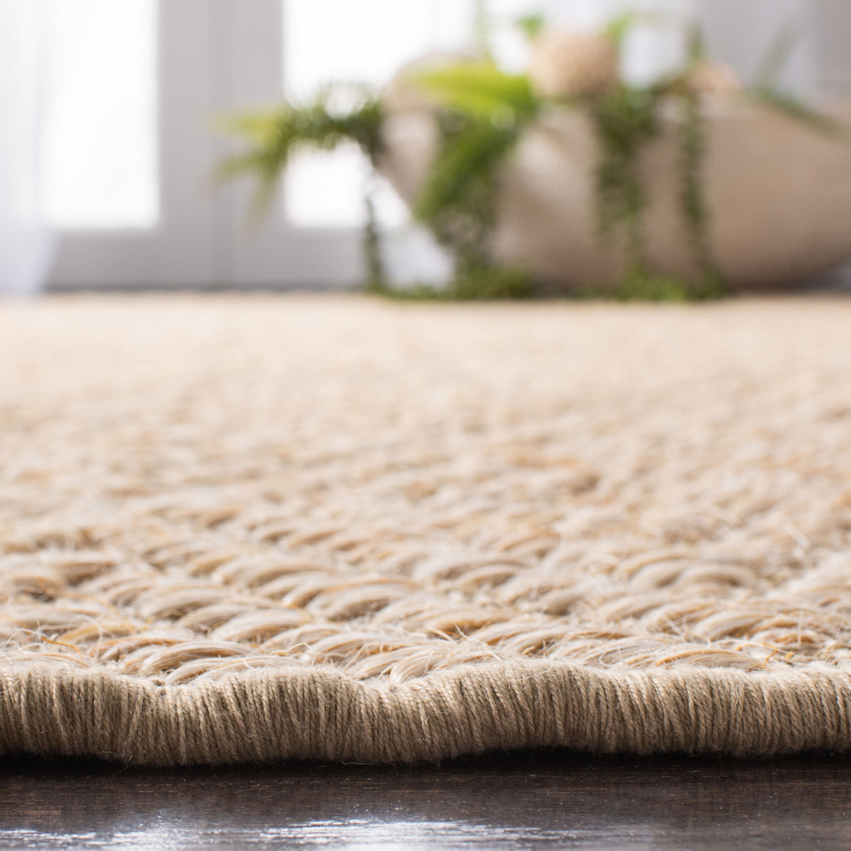 SAFAVIEH Palm Beach Vennie Modern Sisal Rug