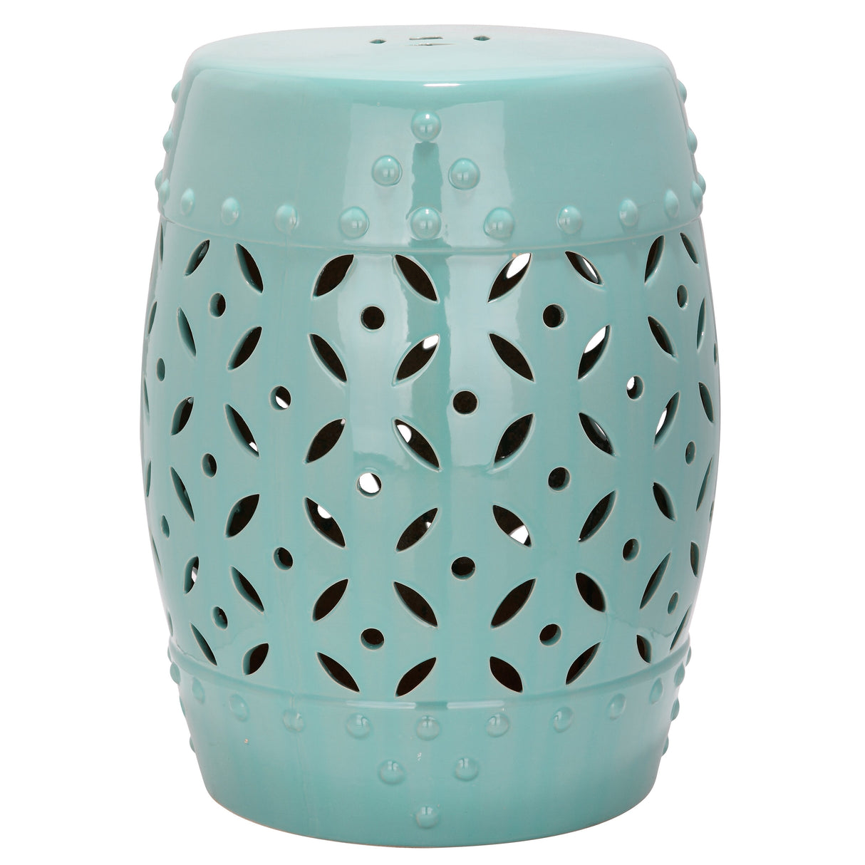 SAFAVIEH Paradise Snaefridur Harmony White Ceramic Decorative Garden Stool