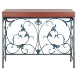 SAFAVIEH Patience Brown Console Table - 42Wx11Dx31H