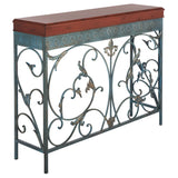 SAFAVIEH Patience Brown Console Table - 42Wx11Dx31H