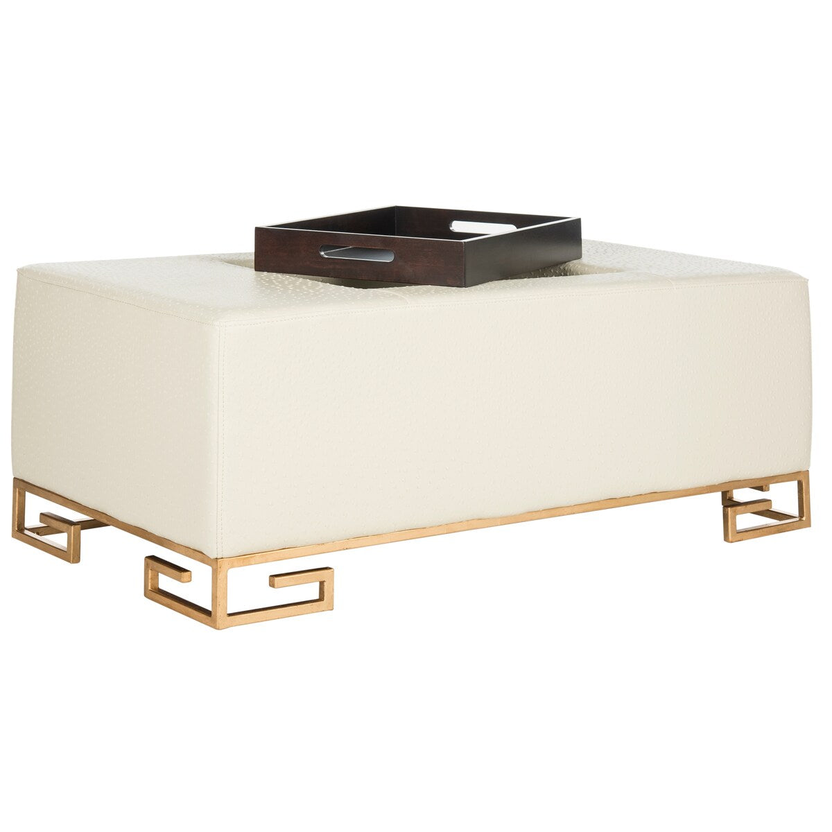 SAFAVIEH Patrinia Tray Ottoman/Coffee Table