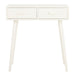 SAFAVIEH Pearla Antique White 2-Drawer Console Table - 28.3" x 13.8" x 30.8" - 28Wx14Dx31H