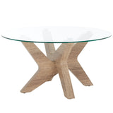 SAFAVIEH Pearly Coffee Table - 32" W x 32" D x 17" H - 32Wx32Dx17H