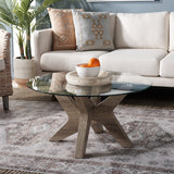 SAFAVIEH Pearly Coffee Table - 32" W x 32" D x 17" H - 32Wx32Dx17H