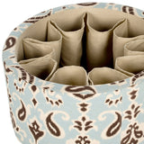 SAFAVIEH Pepper Beige Shoe Storage Ottoman