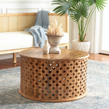 SAFAVIEH Pere Round Coffee Table - 28" L x 28" D x 16" H - 28Wx28Dx16H