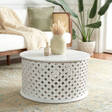 SAFAVIEH Pere Round Coffee Table - 28" L x 28" D x 16" H - 28Wx28Dx16H