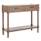 SAFAVIEH Phillis 2-Drawer Console Table - 35.5" W x 13" L x 29.5" H - 36Wx13Dx30H