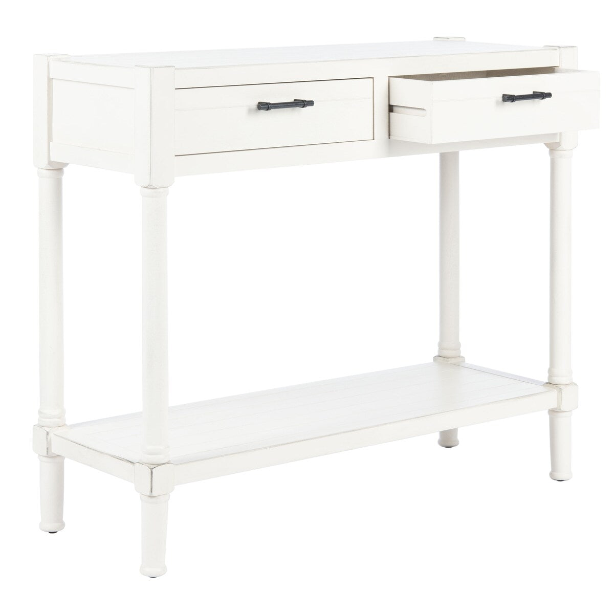 SAFAVIEH Phillis 2-Drawer Console Table - 35.5" W x 13" L x 29.5" H - 36Wx13Dx30H