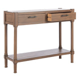 SAFAVIEH Phillis 2-Drawer Console Table - 35.5" W x 13" L x 29.5" H - 36Wx13Dx30H