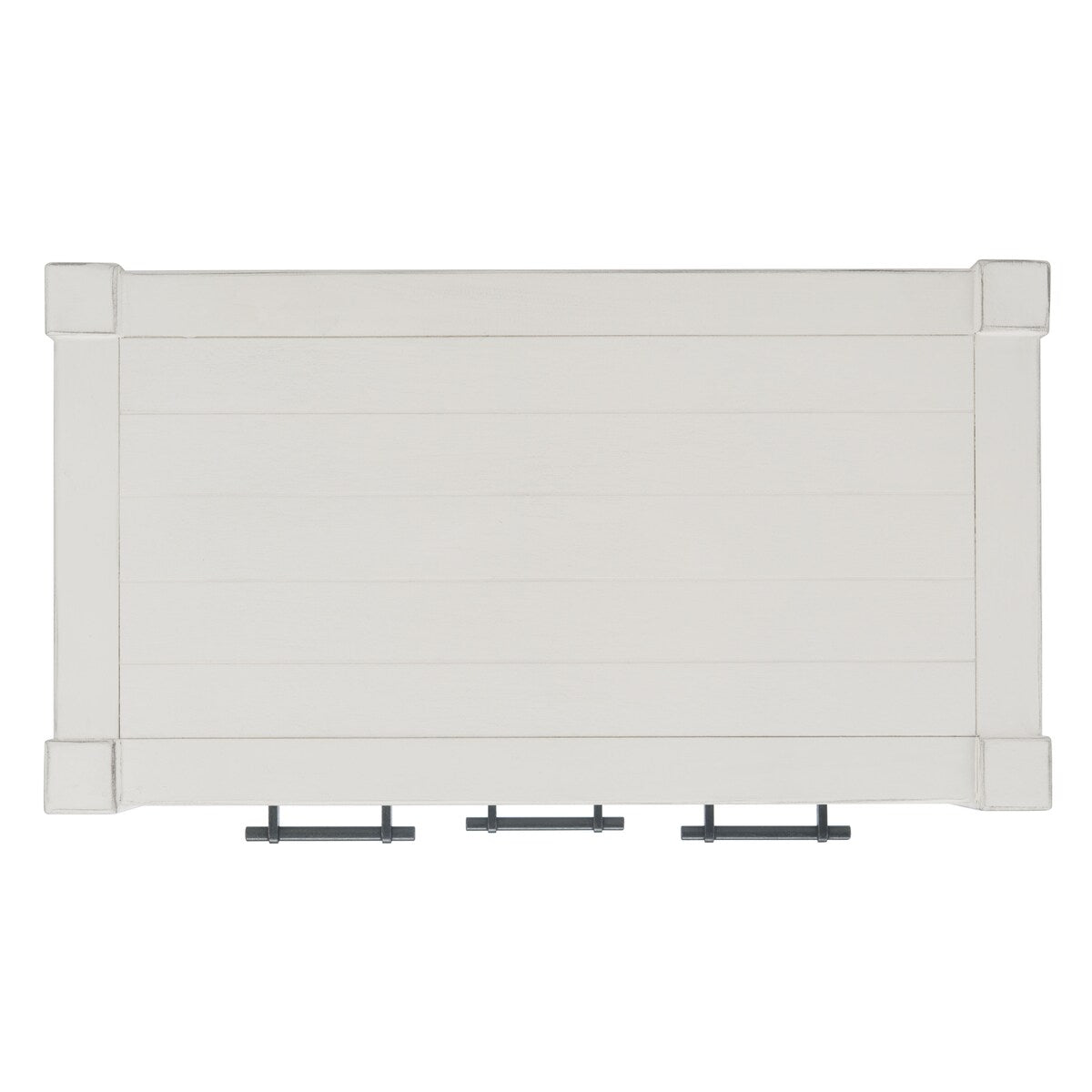 SAFAVIEH Philomene Distressed White 3-Drawer Console Table - 23.5" W x 13" L x 29.5" H - 24Wx13Dx30H