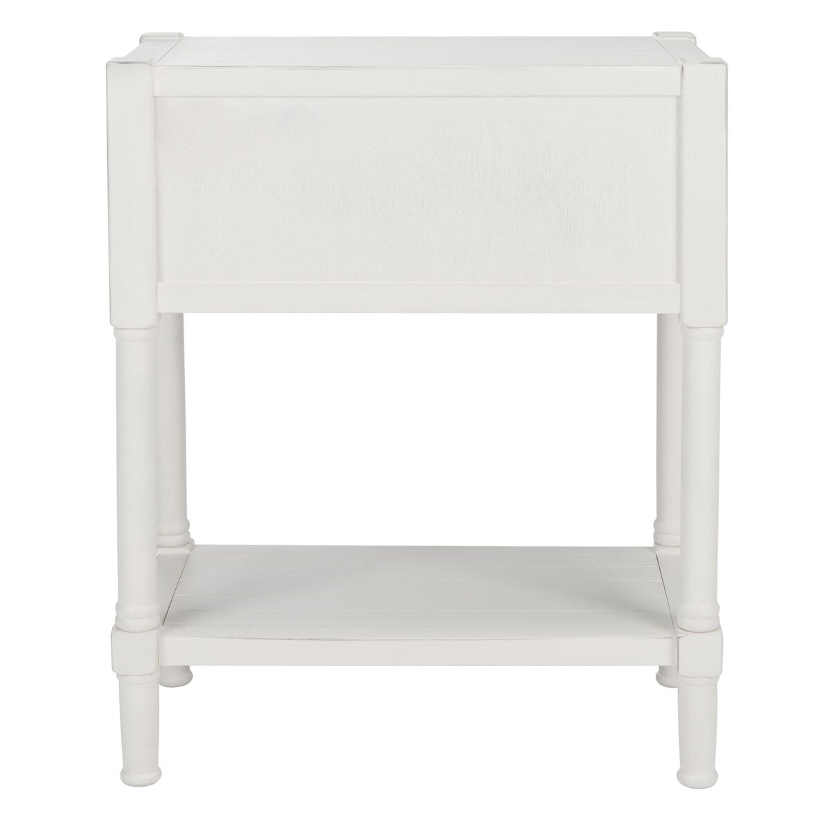 SAFAVIEH Philomene Distressed White 3-Drawer Console Table - 23.5" W x 13" L x 29.5" H - 24Wx13Dx30H