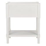 SAFAVIEH Philomene Distressed White 3-Drawer Console Table - 23.5" W x 13" L x 29.5" H - 24Wx13Dx30H