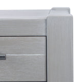 SAFAVIEH Philomene Distressed White 3-Drawer Console Table - 23.5" W x 13" L x 29.5" H - 24Wx13Dx30H