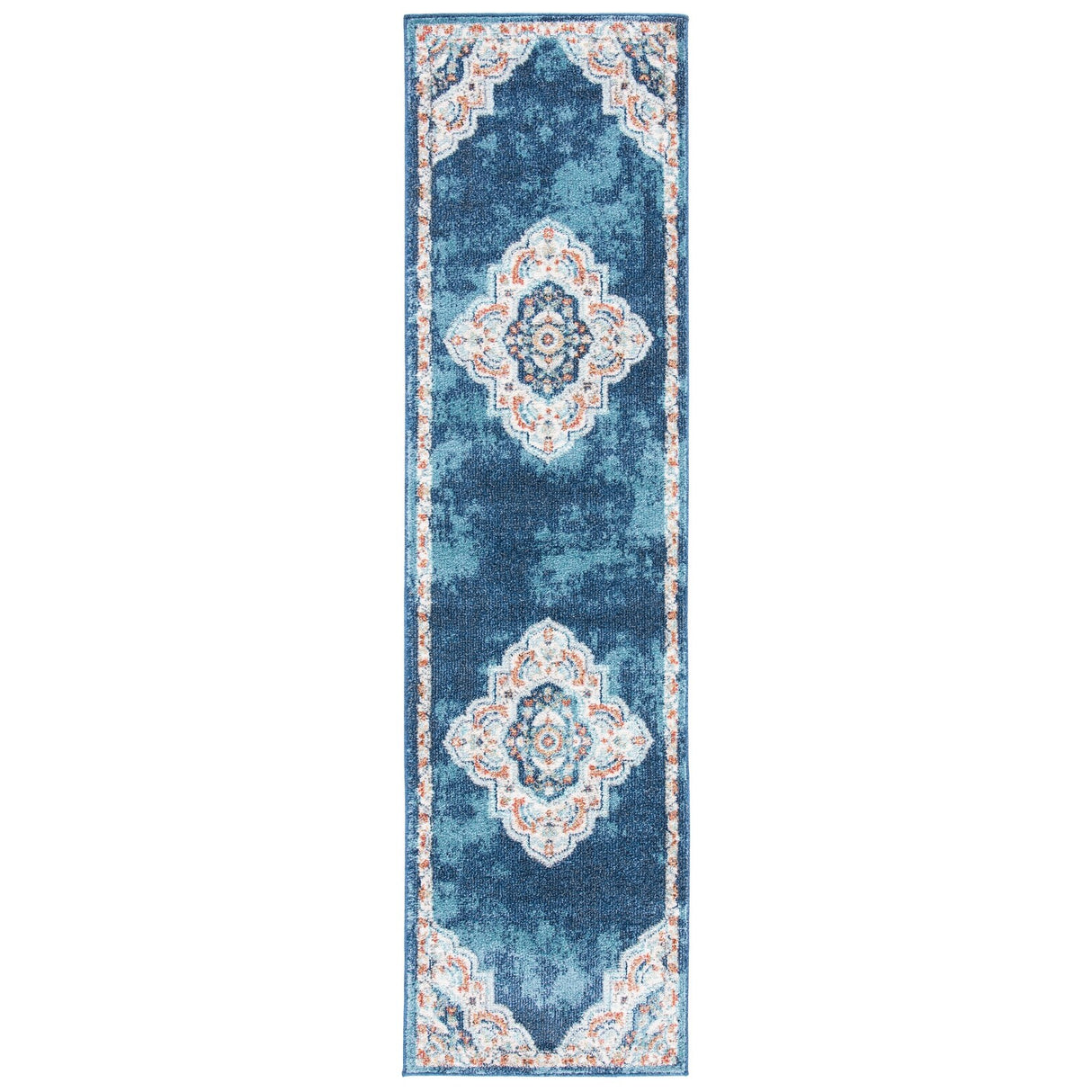 SAFAVIEH Phoenix Rosemary Medallion Distressed Rug