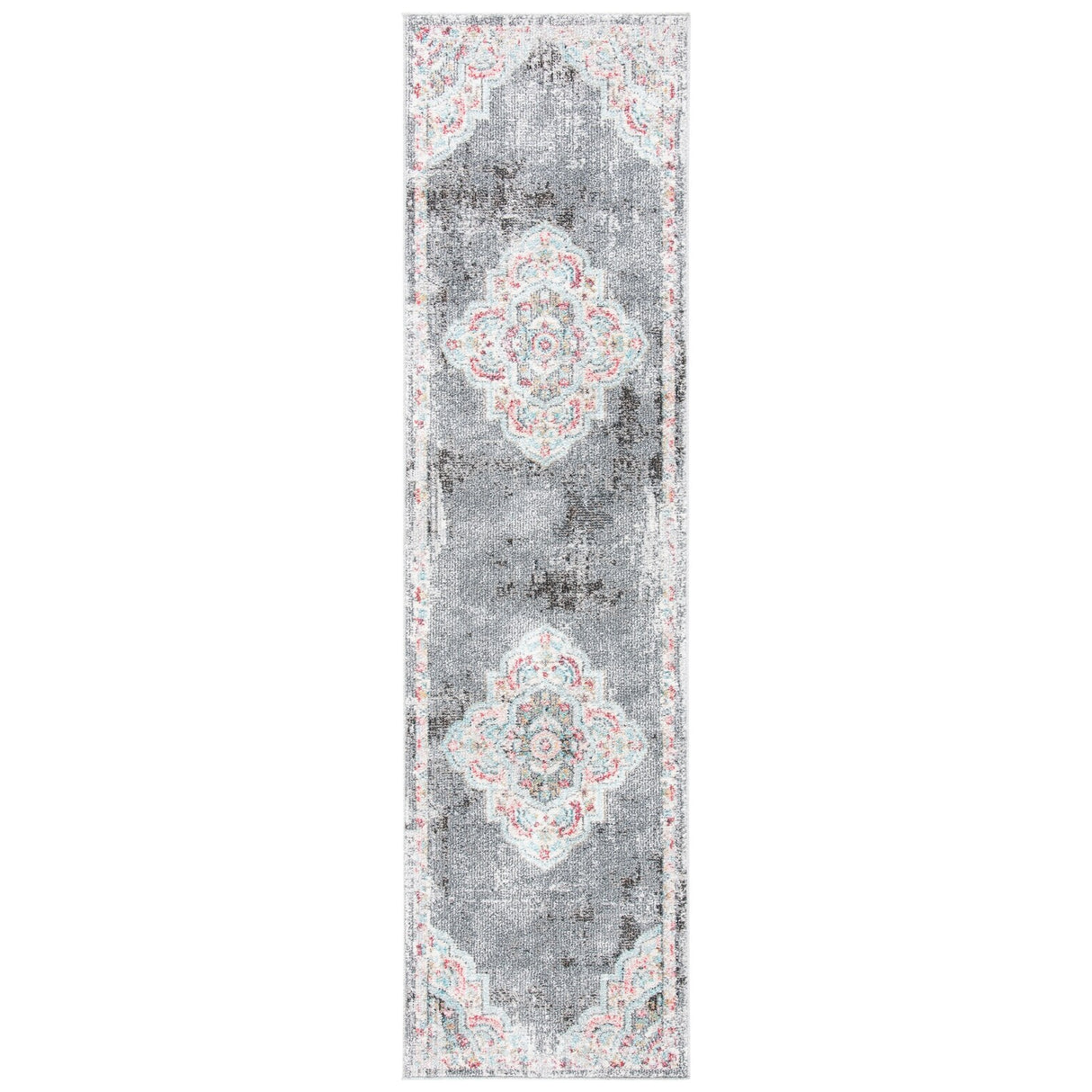 SAFAVIEH Phoenix Rosemary Medallion Distressed Rug