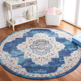 SAFAVIEH Phoenix Rosemary Medallion Distressed Rug