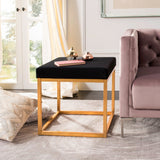 SAFAVIEH Phyliss Contemporary Glam Square Ottoman