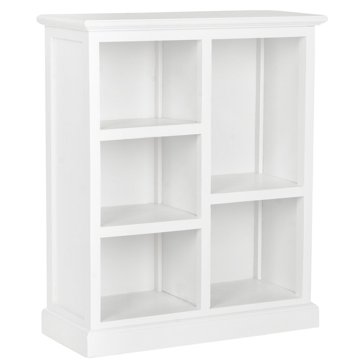 SAFAVIEH Phyllis White 5-Shelf Bookcase - 25" x 10.6" x 30.1" - 25Wx11Dx30H