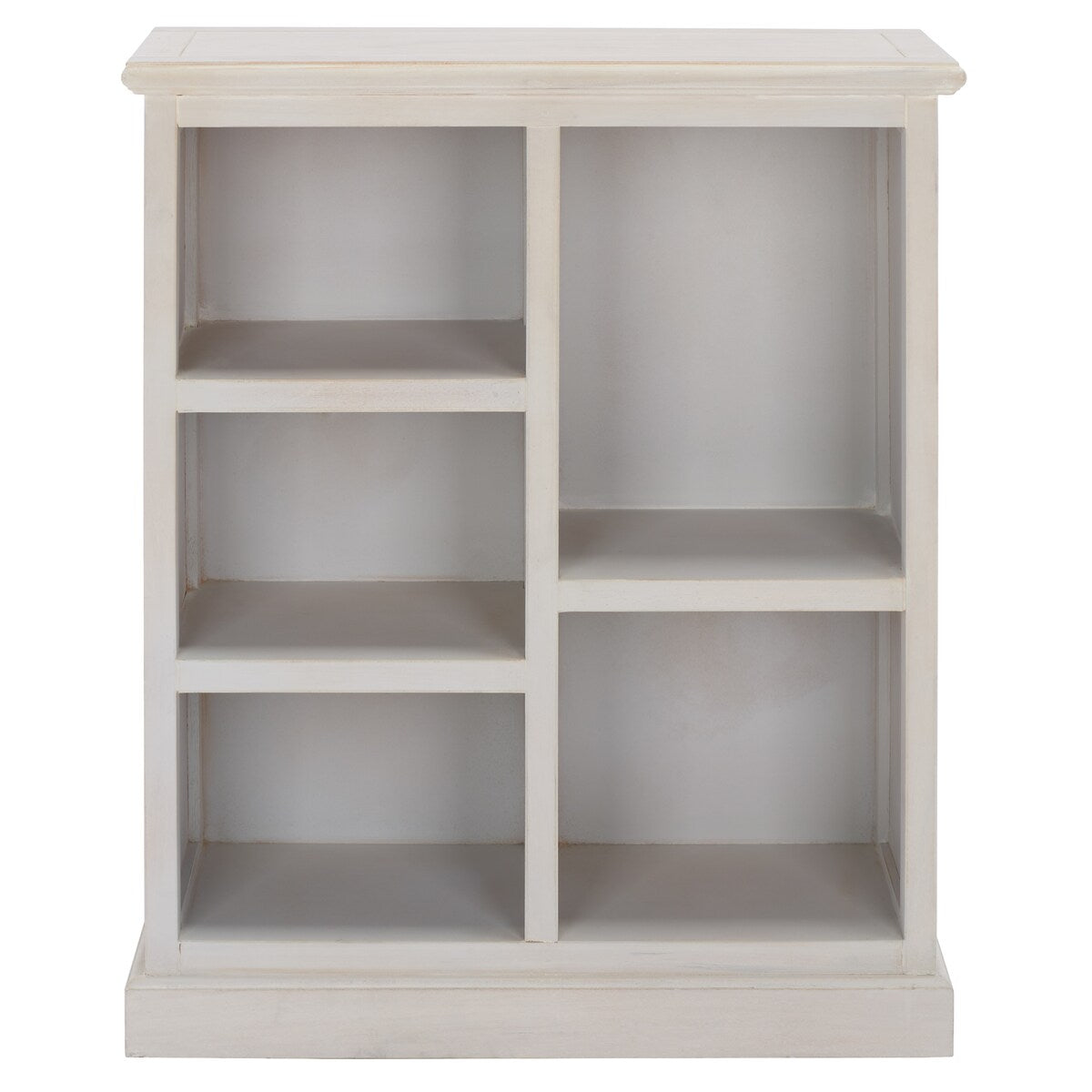 SAFAVIEH Phyllis White 5-Shelf Bookcase - 25" x 10.6" x 30.1" - 25Wx11Dx30H