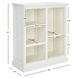 SAFAVIEH Phyllis White 5-Shelf Bookcase - 25" x 10.6" x 30.1" - 25Wx11Dx30H