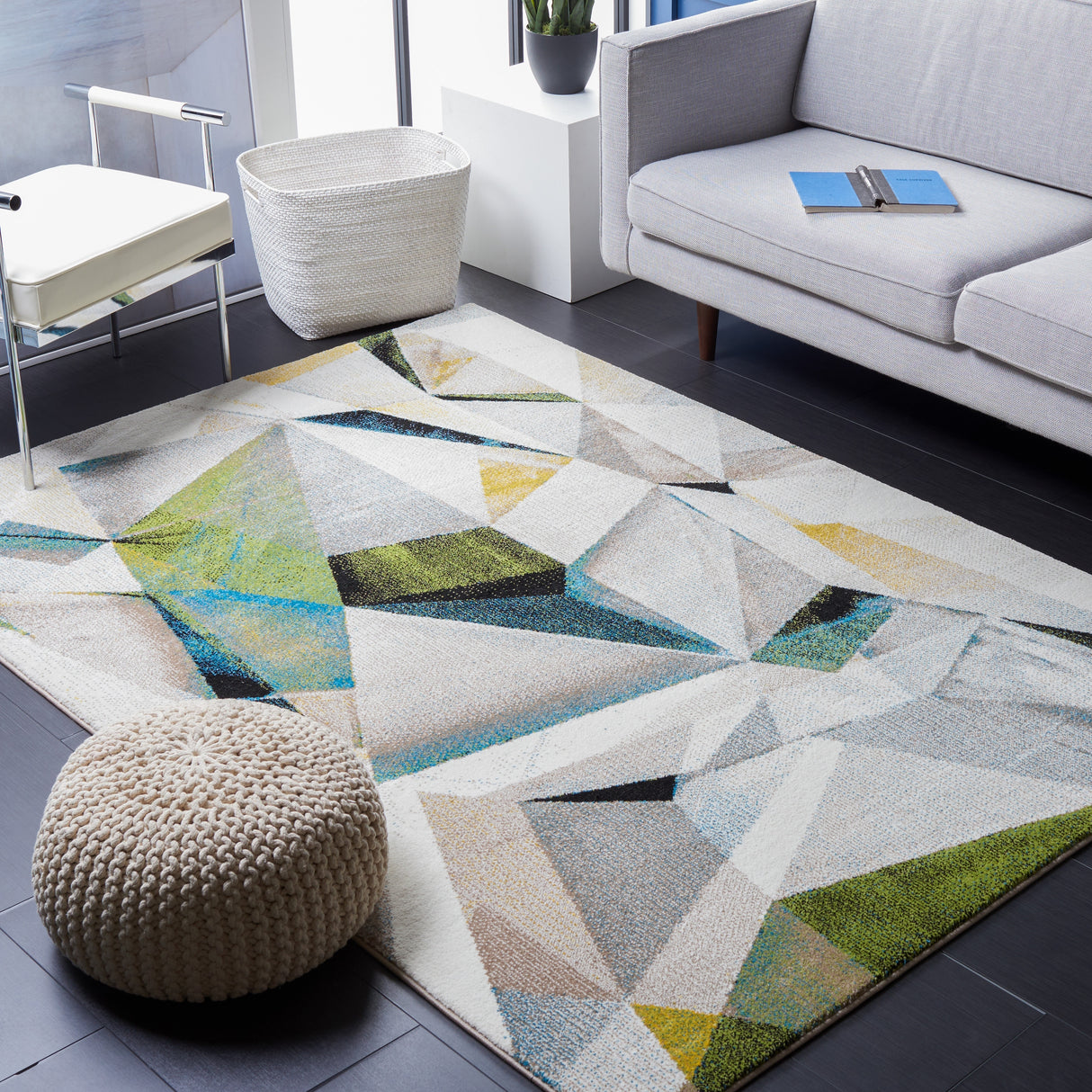 SAFAVIEH Porcello Akina Mid-Century Modern Abstract Rug