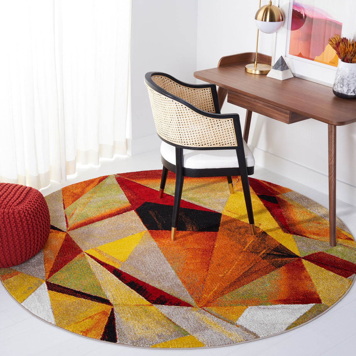 SAFAVIEH Porcello Akina Mid-Century Modern Abstract Rug