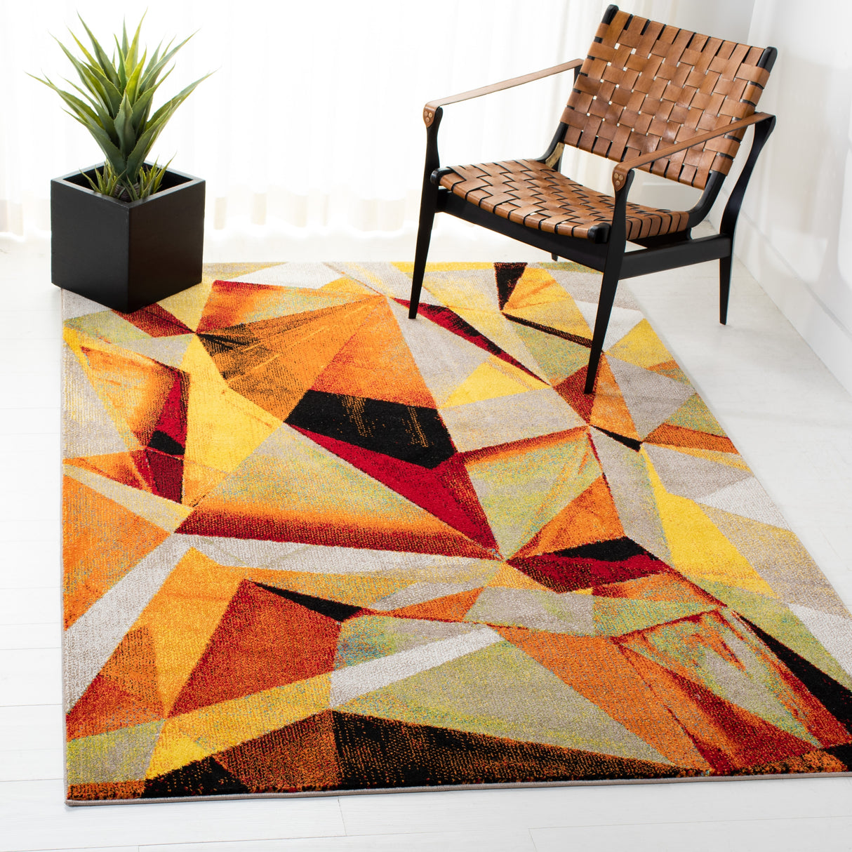 SAFAVIEH Porcello Akina Mid-Century Modern Abstract Rug