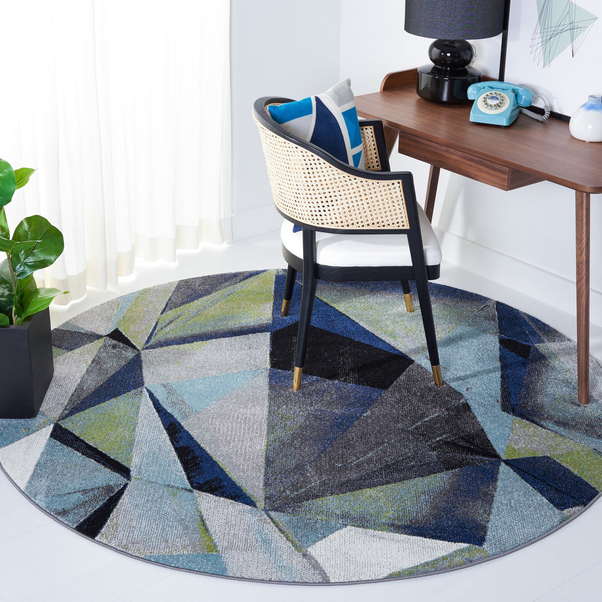 SAFAVIEH Porcello Akina Mid-Century Modern Abstract Rug