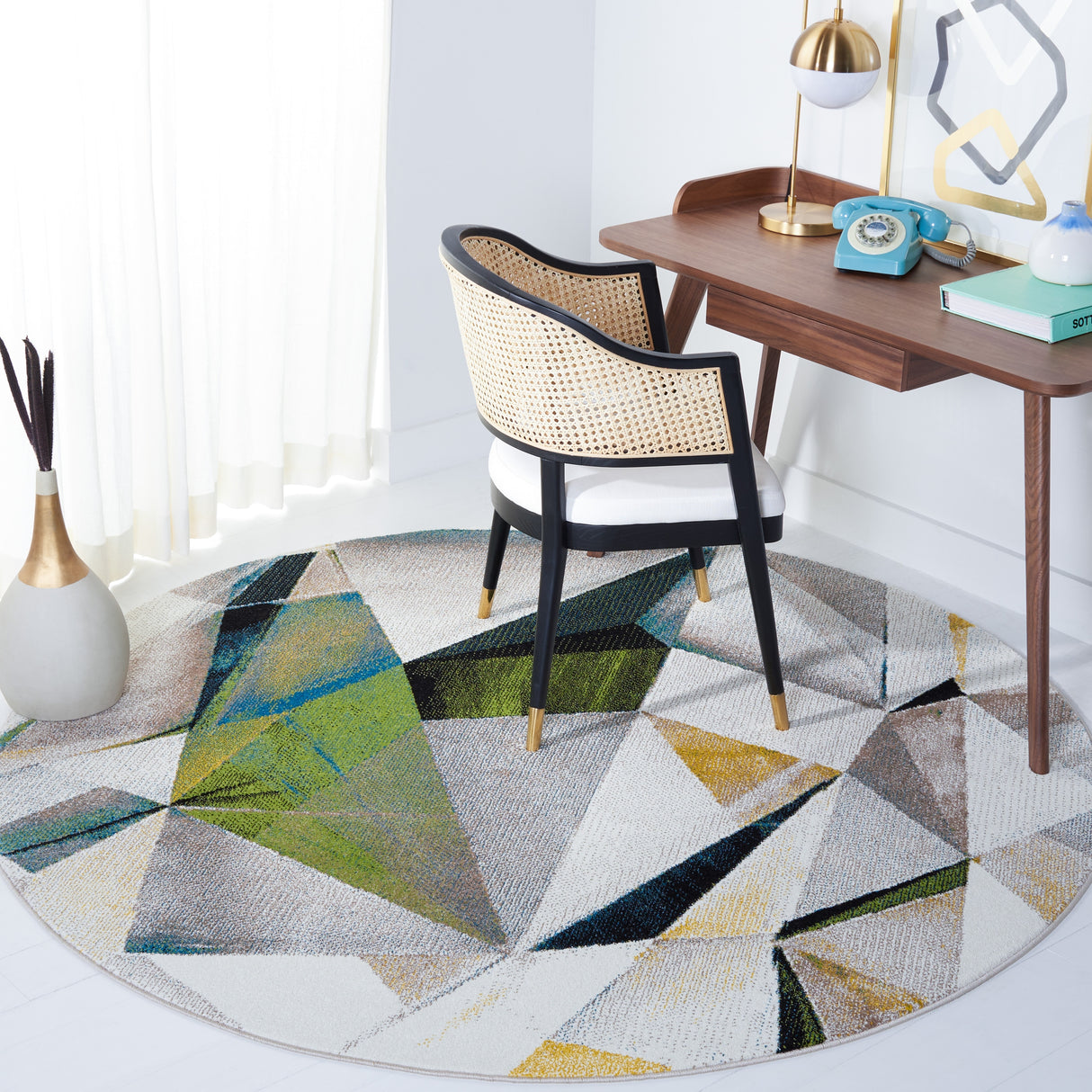 SAFAVIEH Porcello Akina Mid-Century Modern Abstract Rug