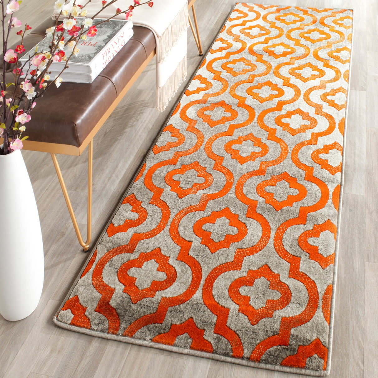 SAFAVIEH Porcello Andrijana Geometric Trellis Area Rug