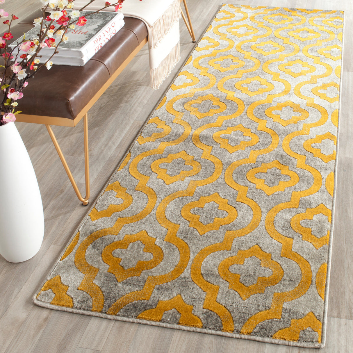 SAFAVIEH Porcello Andrijana Geometric Trellis Area Rug