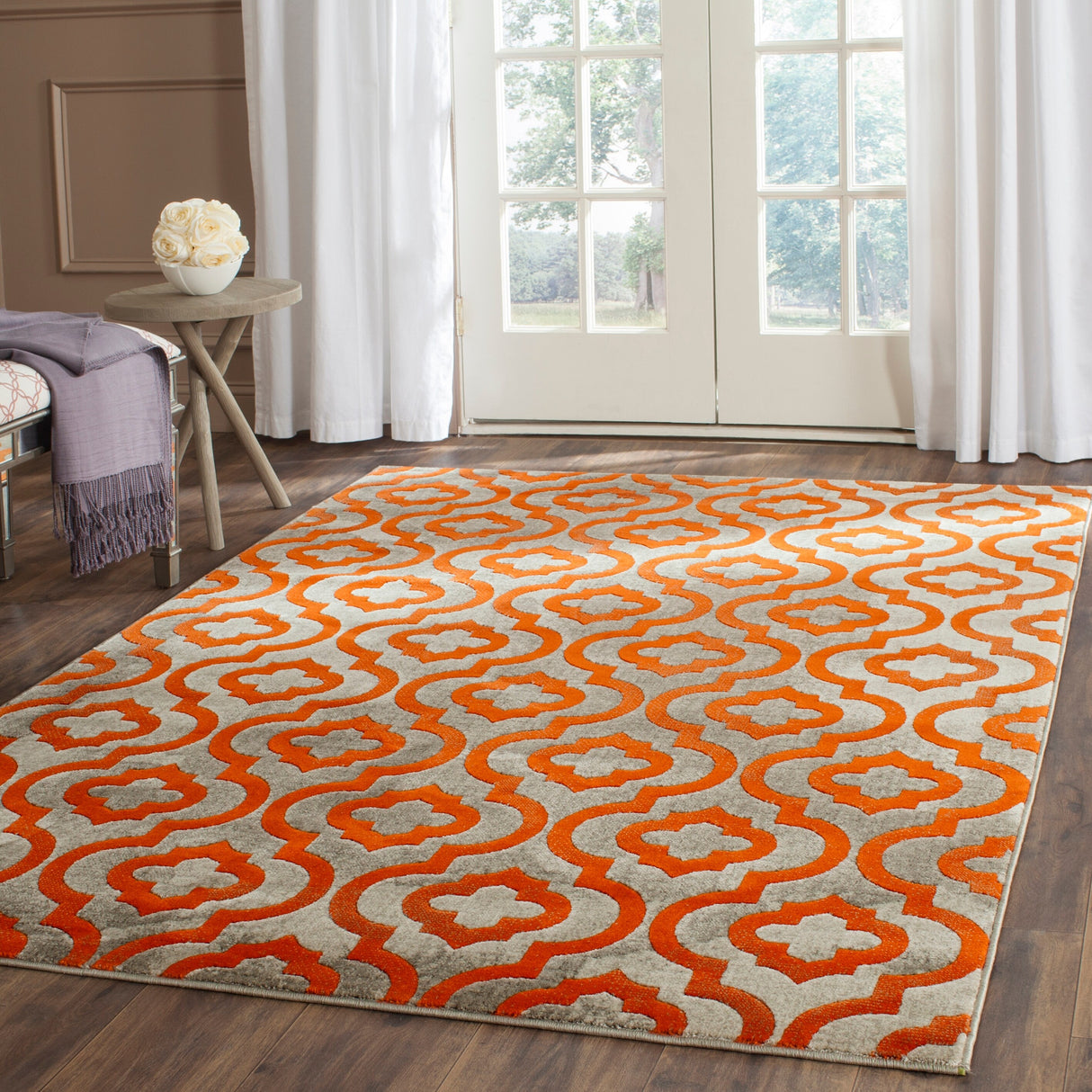 SAFAVIEH Porcello Andrijana Geometric Trellis Area Rug