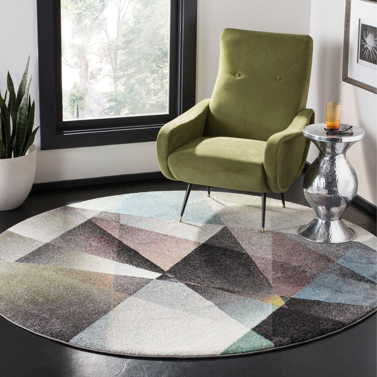 SAFAVIEH Porcello Madeleine Mid-Century Modern Abstract Rug