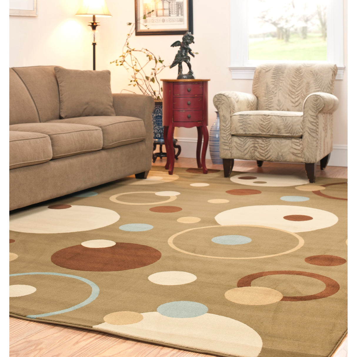 SAFAVIEH Porcello Masumah Modern Painterly Geometric Pattern Area Rug